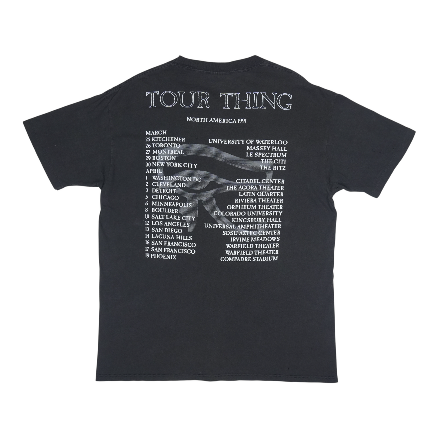 1991 The Sisters Of Mercy Tour Thing Shirt