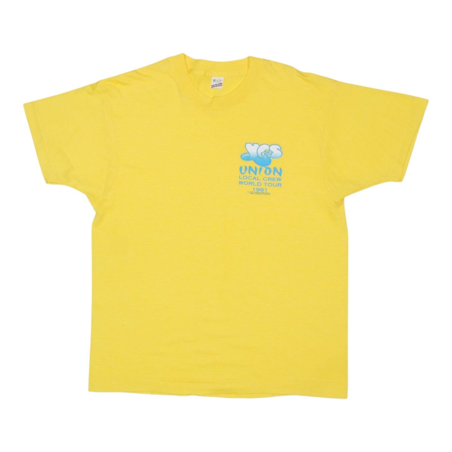 1991 Yes Local Crew World Tour Shirt