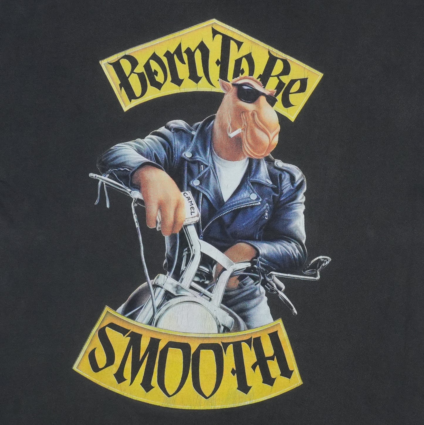 1992 Camel Sturgis Born To Be Smooth Shirt Detail 6