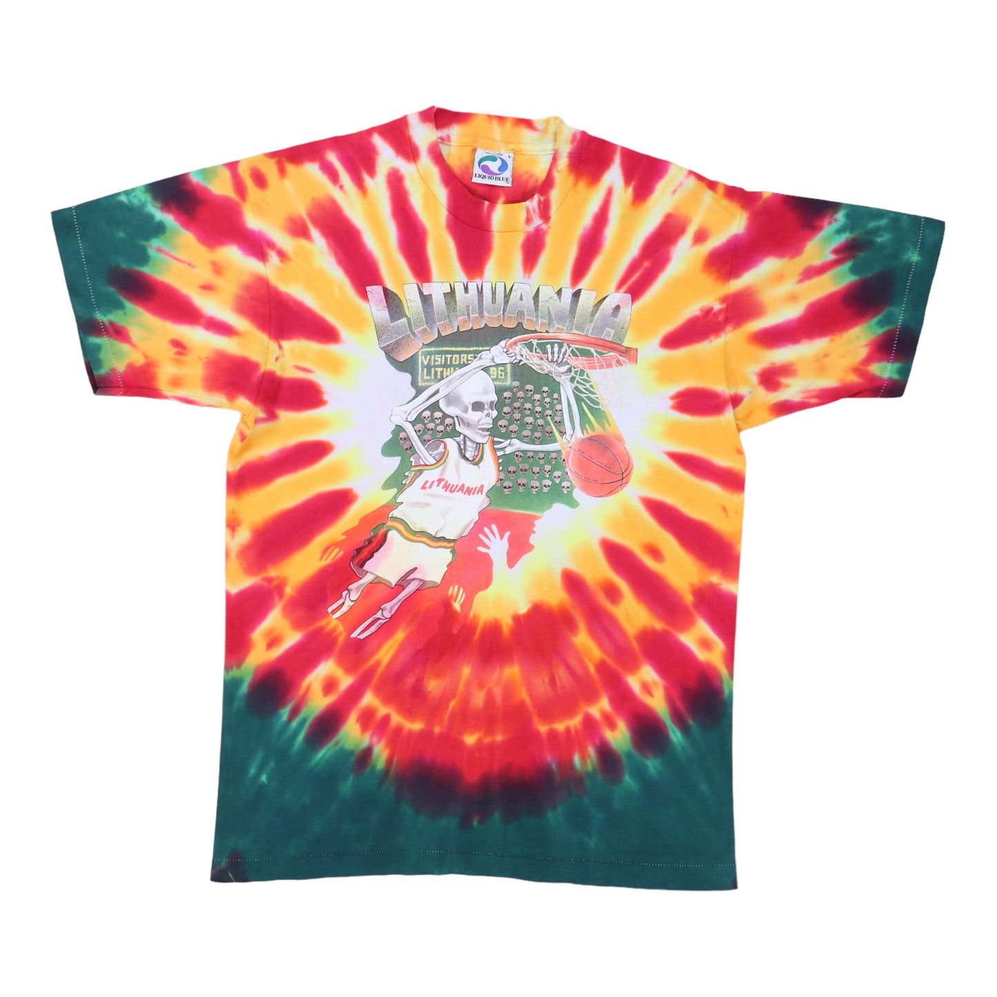 1992 Grateful Dead Lithuania Tie Dye Shirt