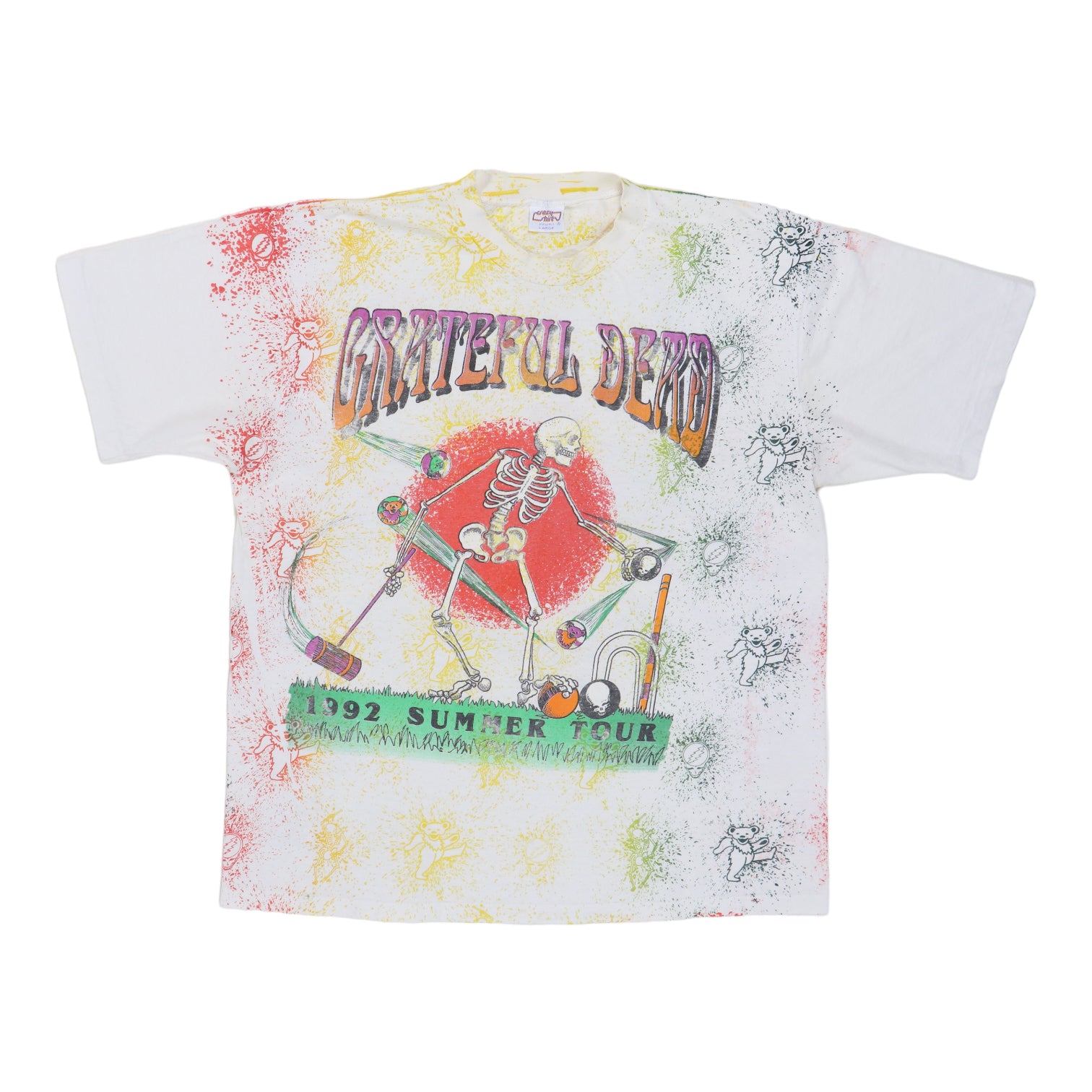1992 Grateful Dead Summer Tour All Over Print Shirt – WyCo Vintage