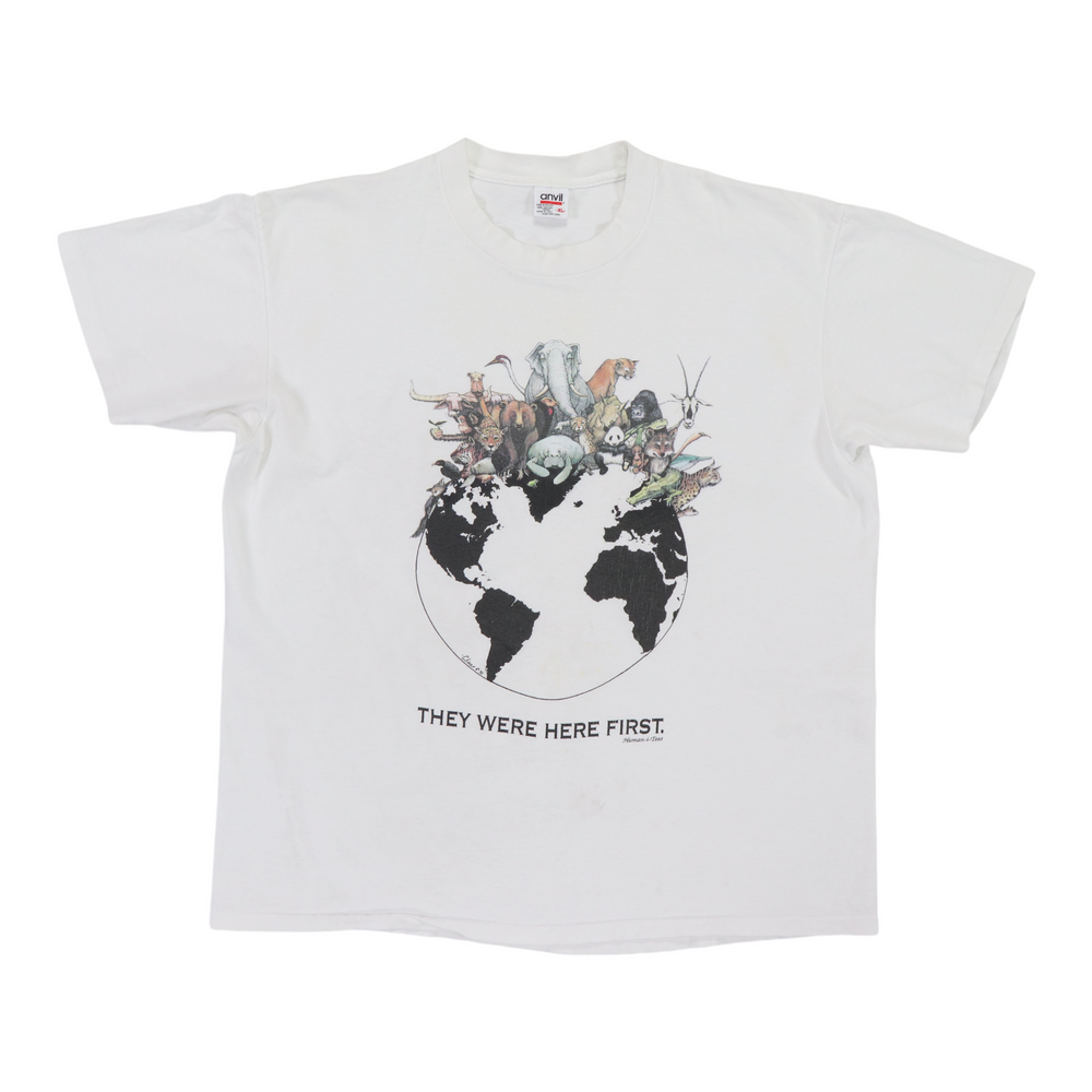 1992 Humanitess They Were Here First Shirt