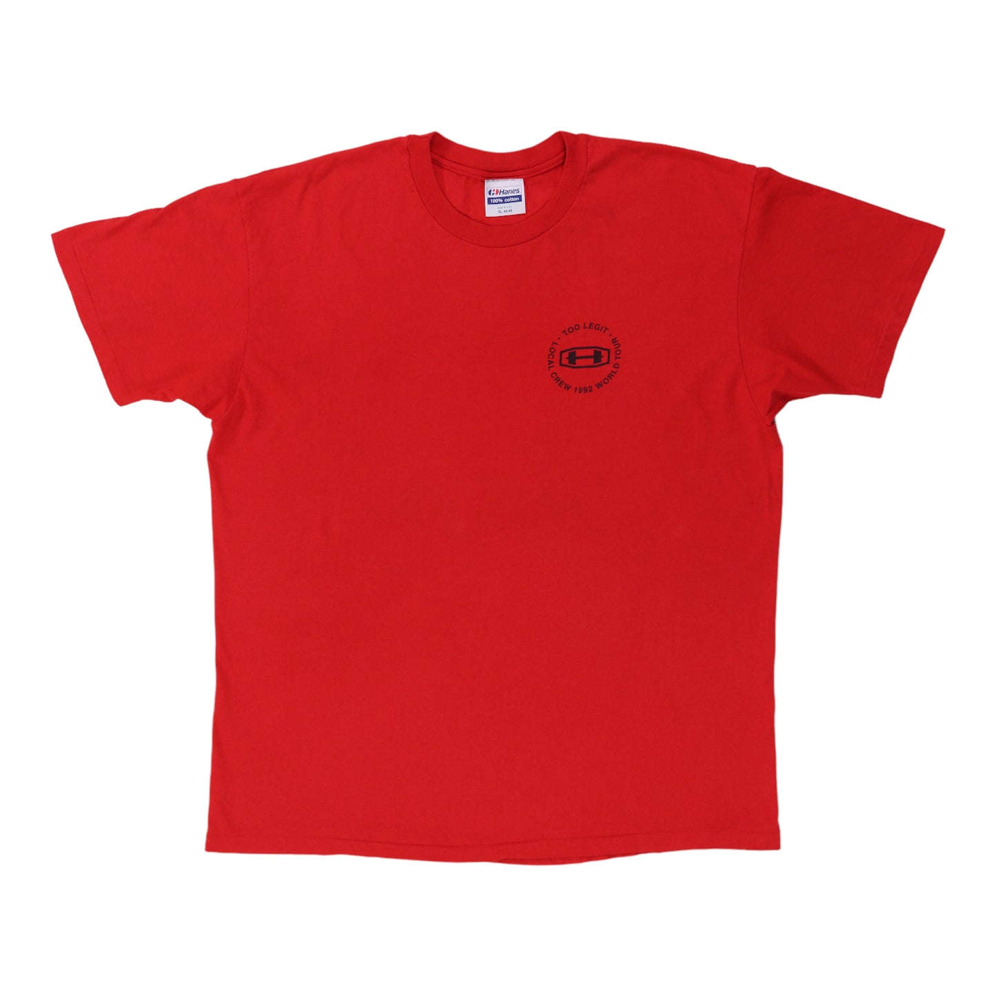 1992 MC Hammer Too Legit Crew Tour Shirt