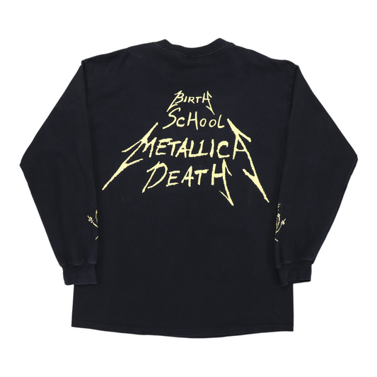 1992 Metallica Birth School Death Long Sleeve Shirt Back