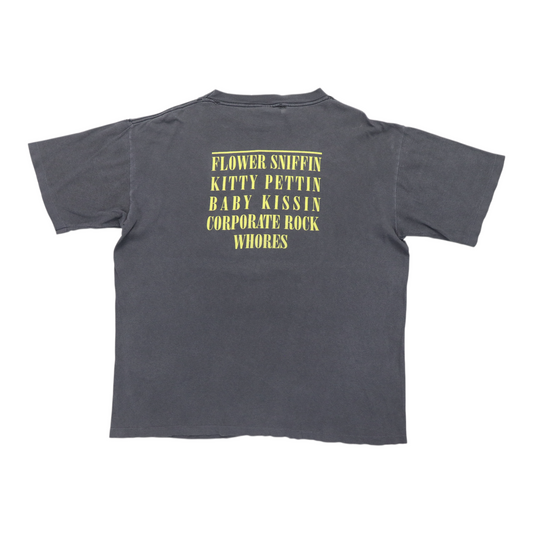 1992 Nirvana Smiley Shirt Back