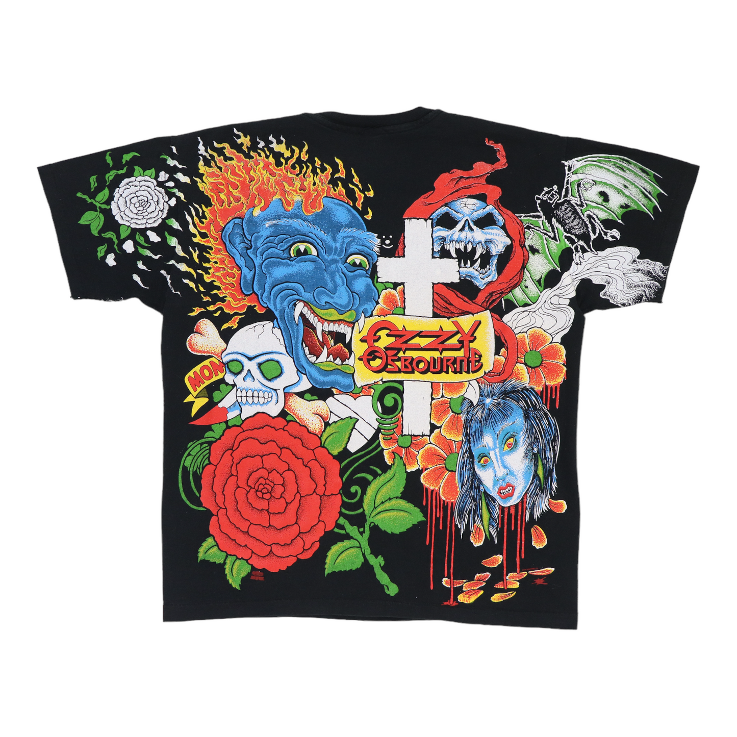 1992 Ozzy Osbourne Tattoo All Over Print Shirt