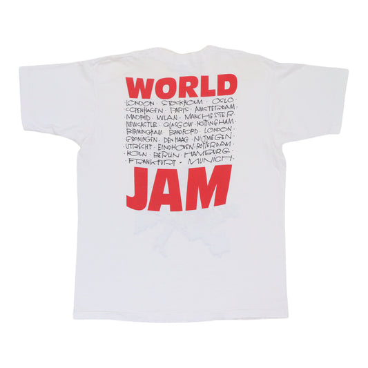 1992 Pearl Jam European Tour Shirt Back