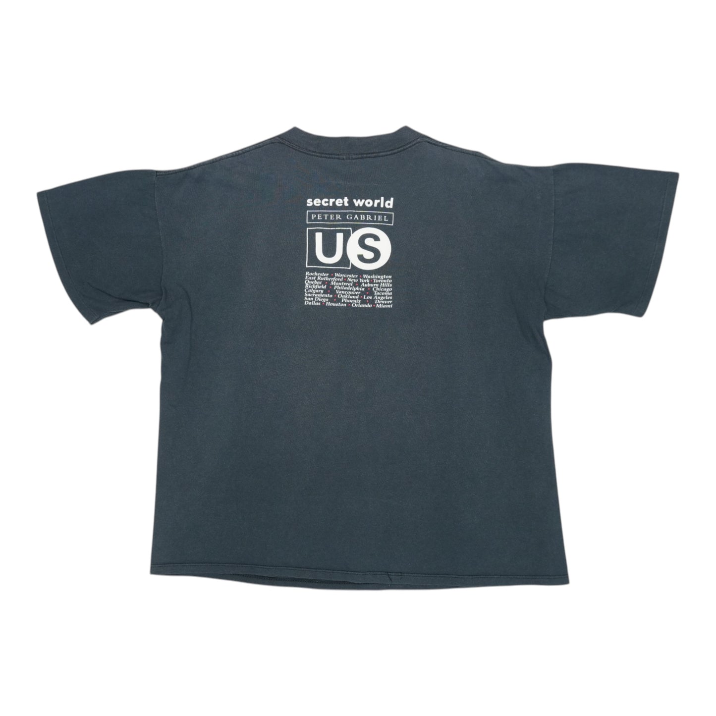 1992 Peter Gabriel Secret World Tour Shirt