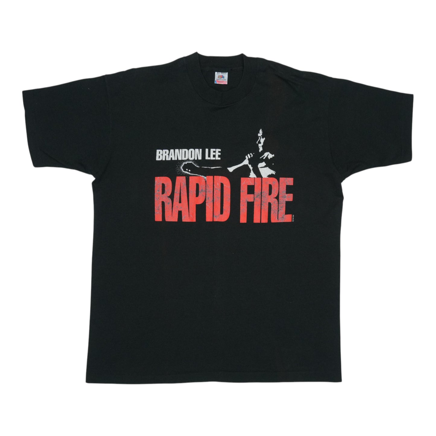 1992 Rapid Fire Brandon Lee Movie Promo Shirt