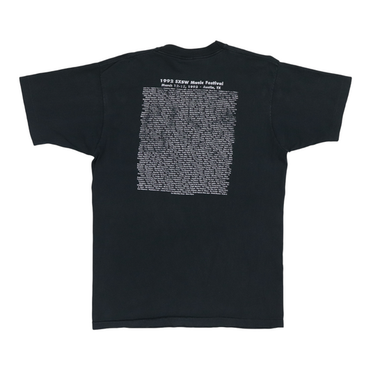 1992 SXSW Music Festival Concert Shirt Back
