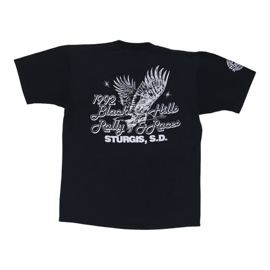 1992 Sturgis Bike Week Motorcycle Rally Shirt Back