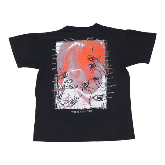 1992 The Cure Wish Tour Shirt Back