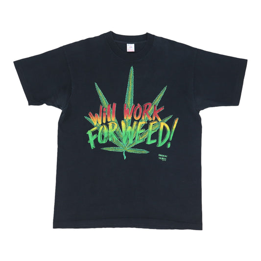 1992 Will Work For Weed Fashion Victim Shirt