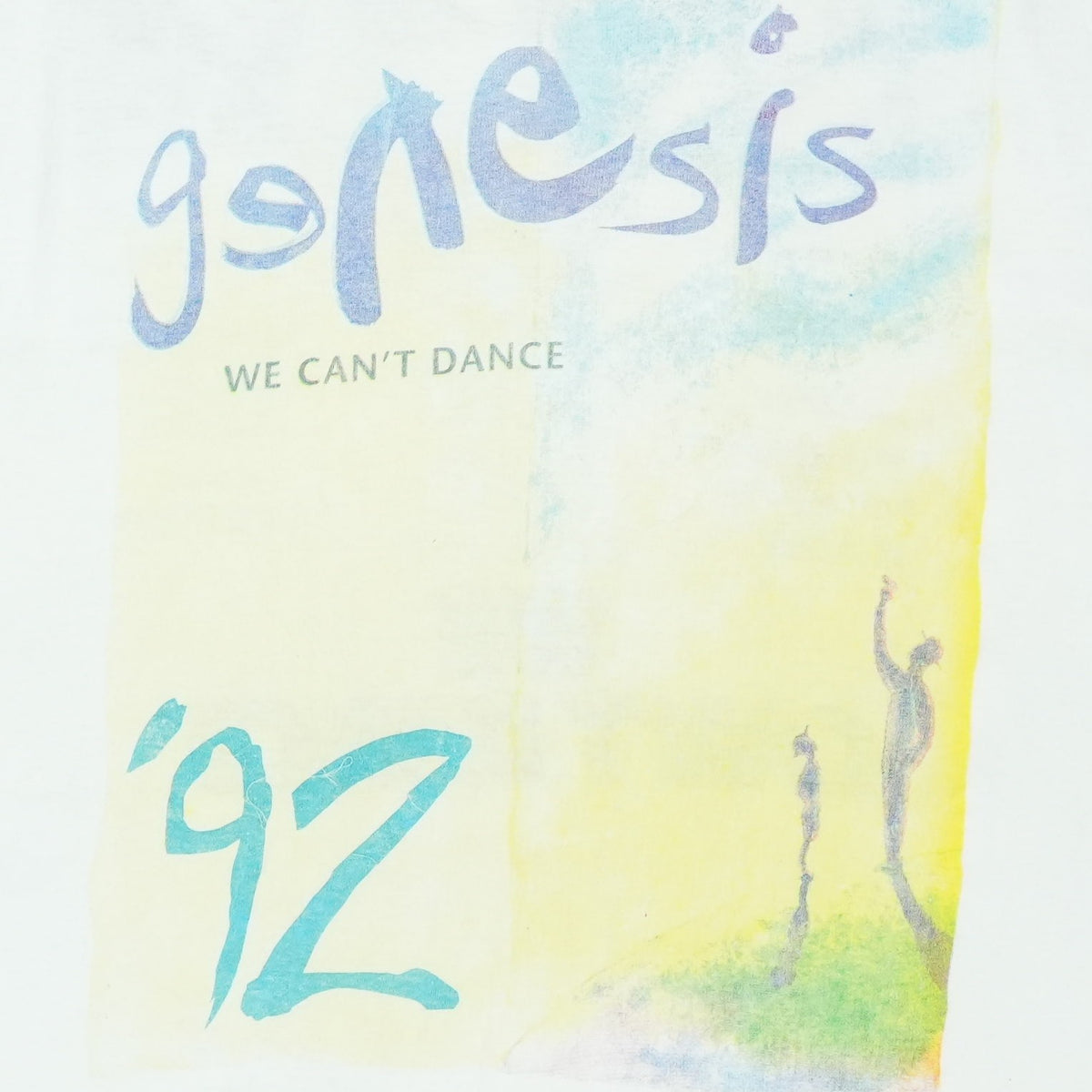 1992 Genesis We Cant Dance European Tour Shirt