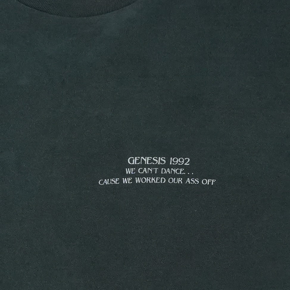 1992 Genesis We Cant Dance Tour Crew Shirt