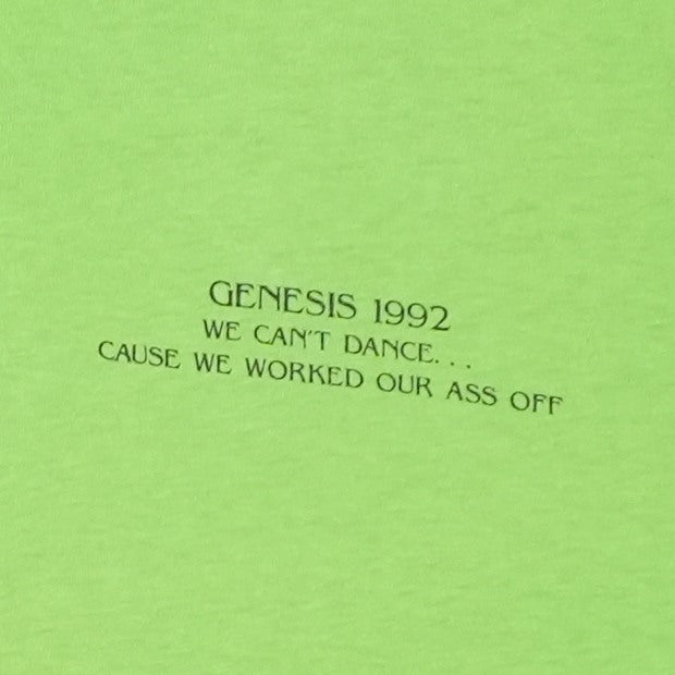 1992 Genesis We Cant Dance Tour Crew Shirt