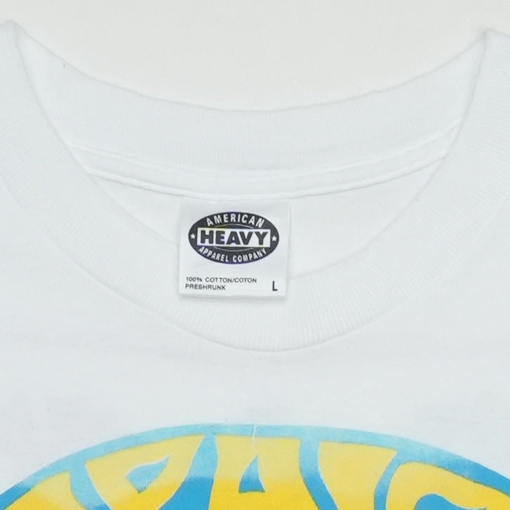 1992 Lollapalooza Festival Pearl Jam Soundgarden Red Hot Chili Peppers Shirt Tag