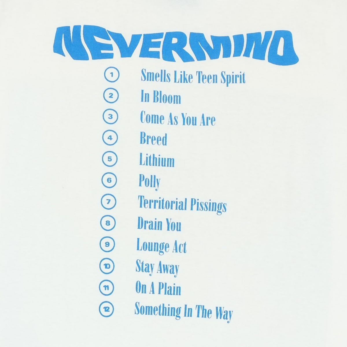1992 Nirvana Nevermind Shirt