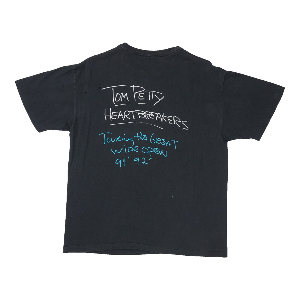 1992 Tom Petty The Heartbreakers Great Wide Open Tour Crew Shirt