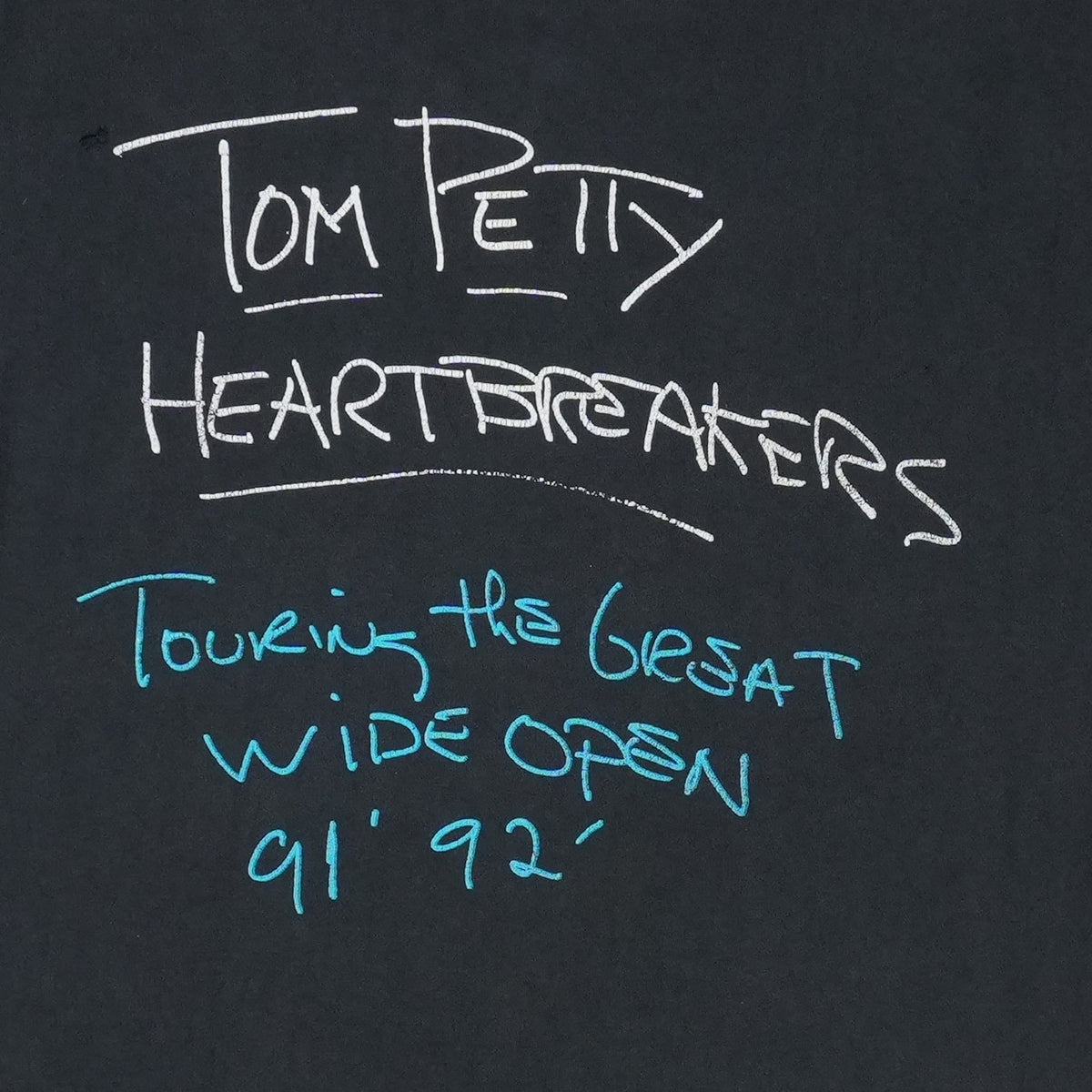 1992 Tom Petty The Heartbreakers Great Wide Open Tour Crew Shirt