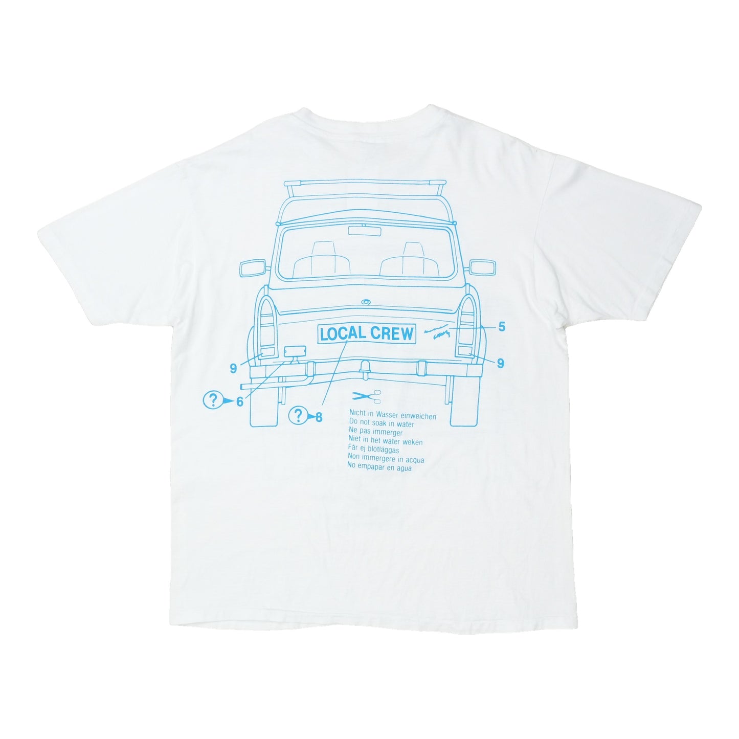 1992 U2 Zoo TV Local Crew Trabant Shirt