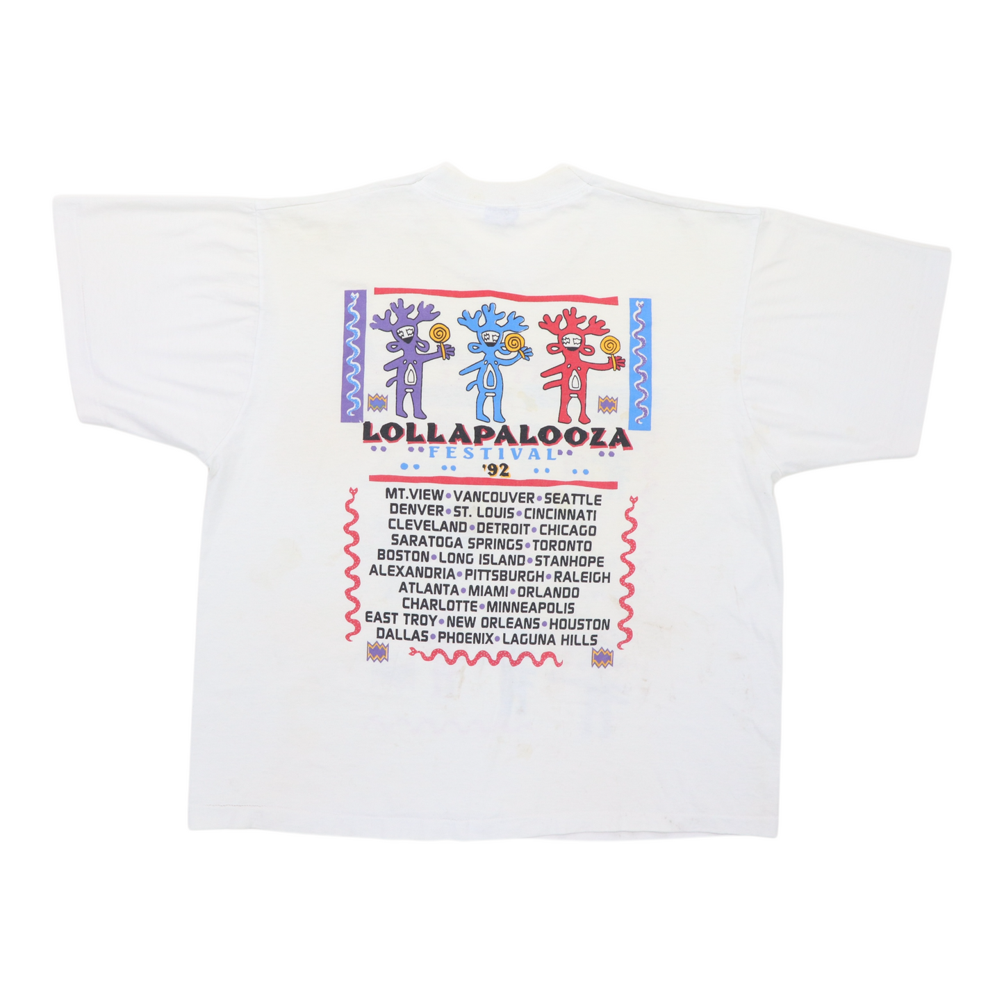 1992 Lollapalooza Festival Tour Shirt