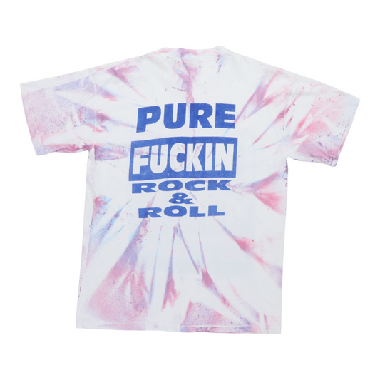 1992 Rush Roll The Bones Pure Fuckin Rock Concert Shirt Back