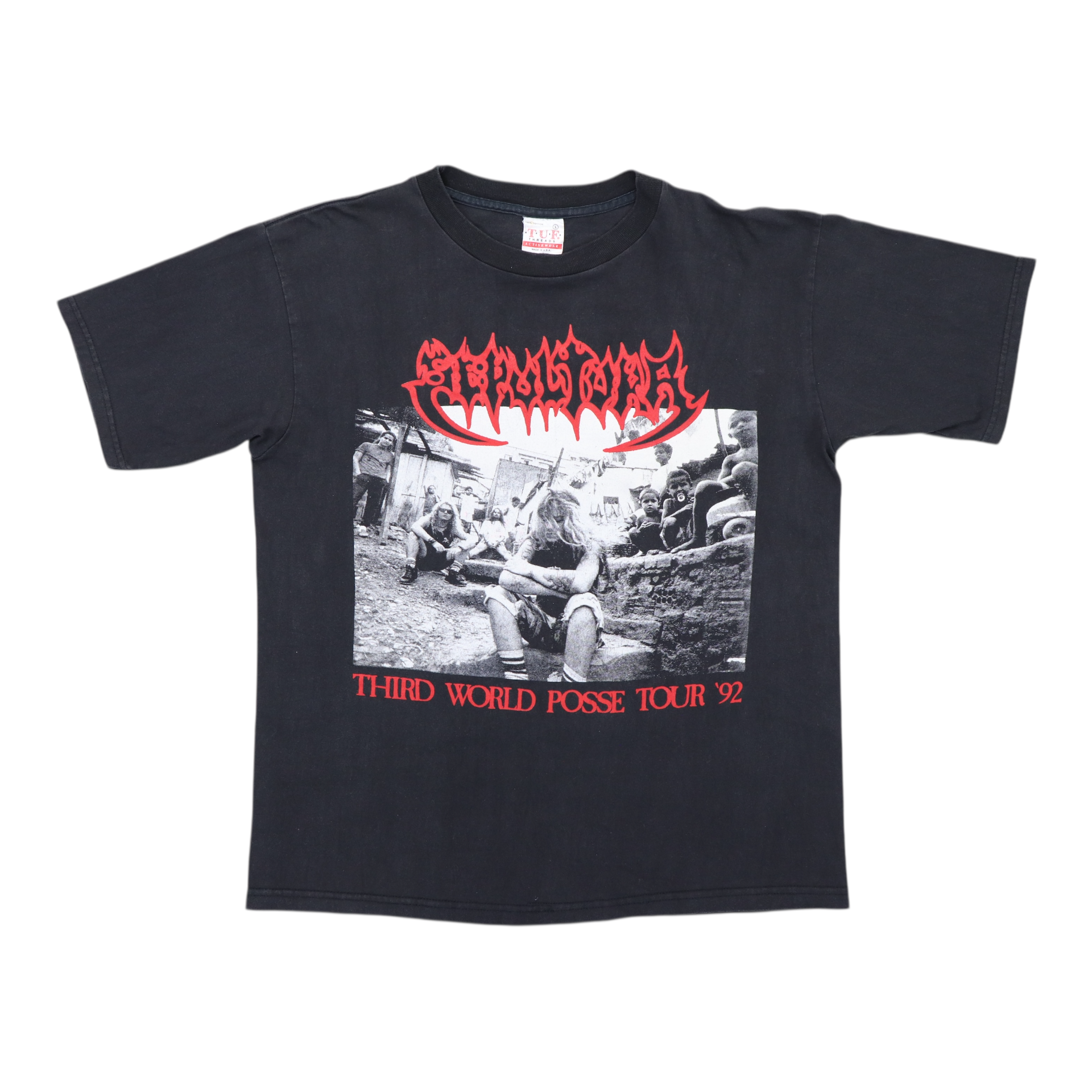 1992 Sepultura Third World Posse Tour Shirt | Authentic Vintage