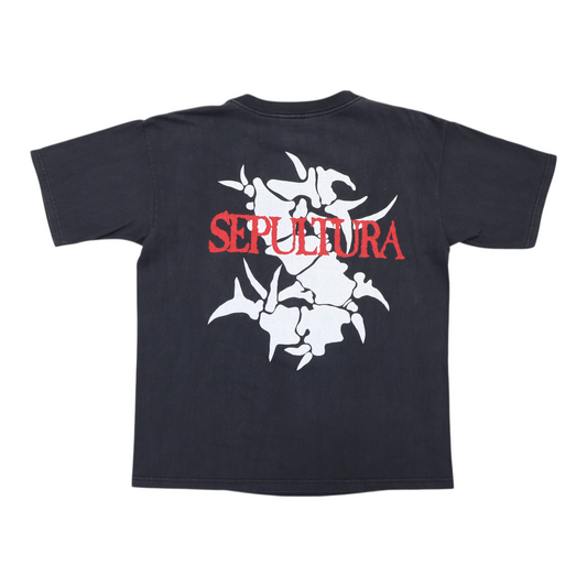 1992 Sepultura Third World Posse Tour Shirt Back