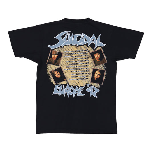 1992 Suicidal Tendencies European Tour Shirt Back