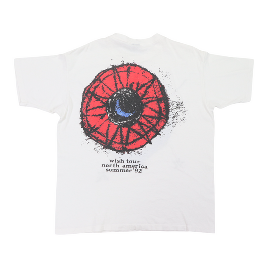 1992 The Cure Wish Tour Shirt Back