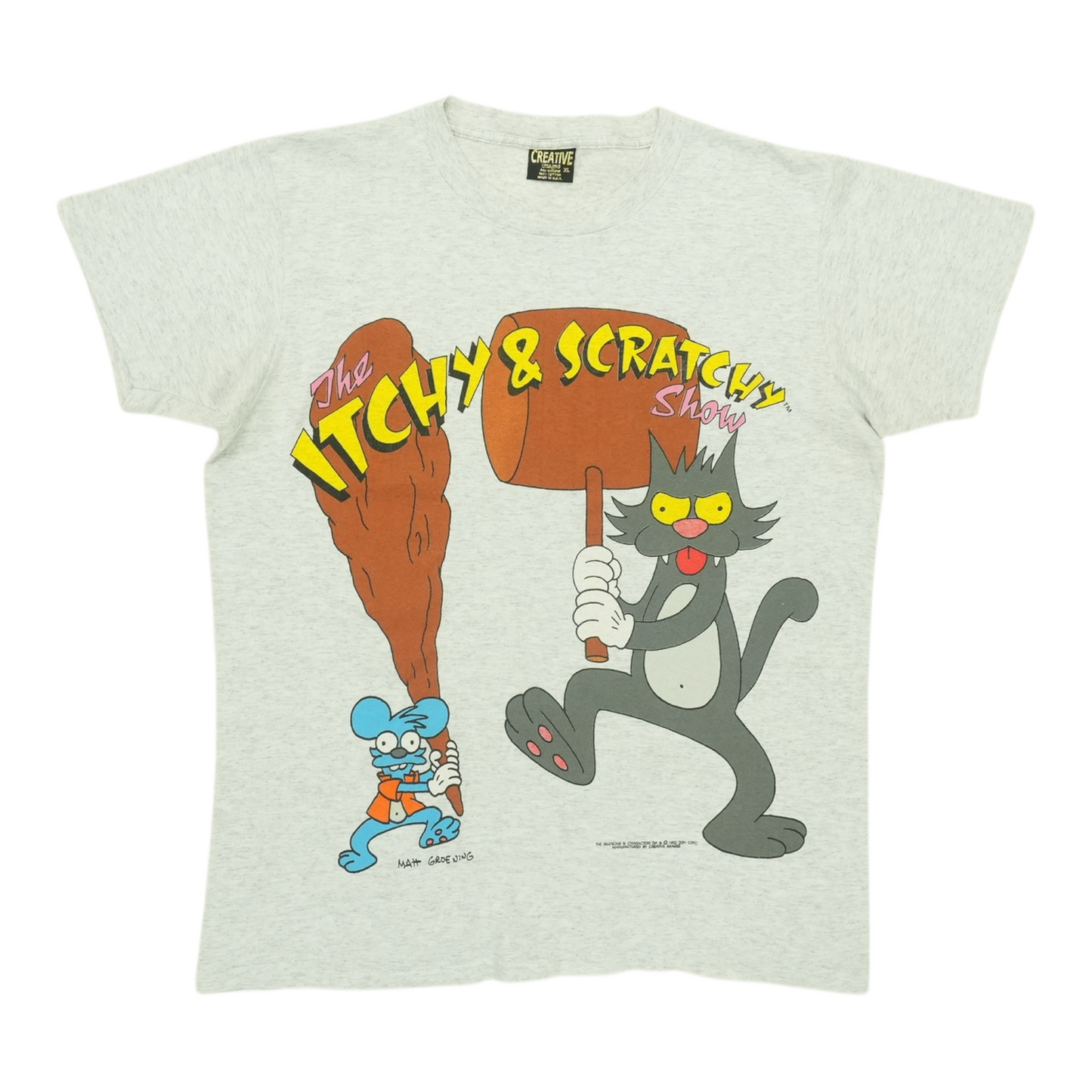 1992 The Simpsons Itchy & Scratchy Show Shirt