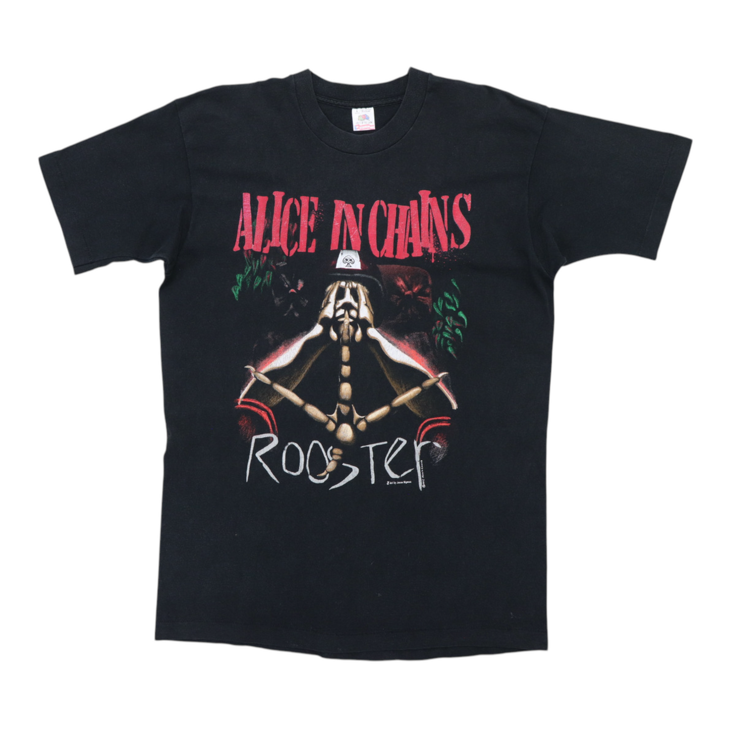 1993 Alice In Chains Rooster Shirt