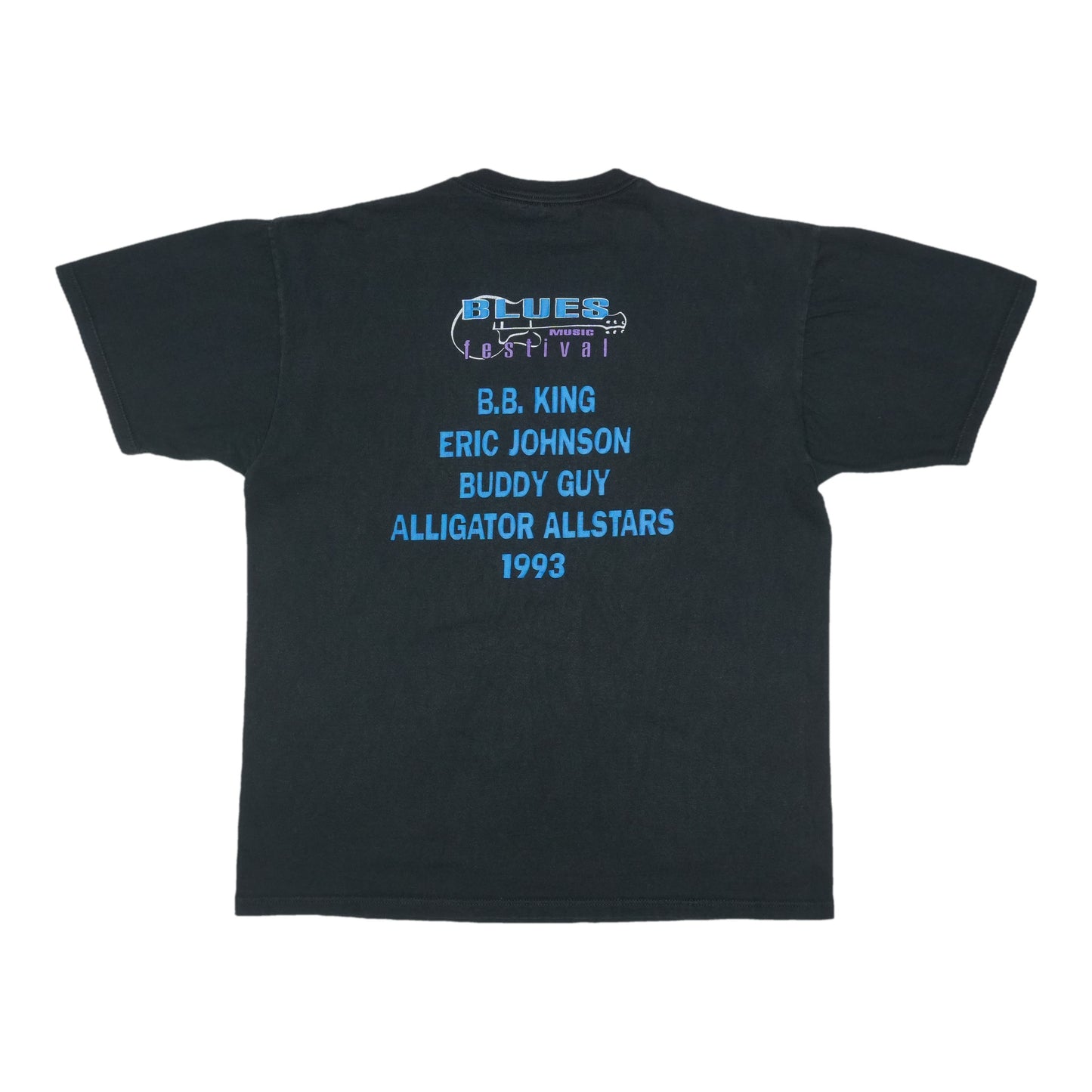 1993 BB King Blues Festival Concert Shirt Back