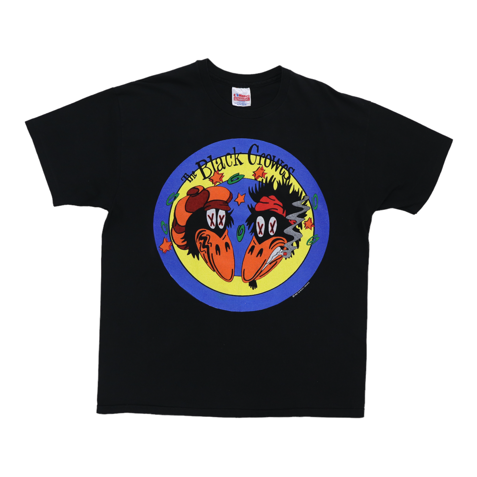 1993 Black Crowes High As The Moon Tour Shirt | Authentic Vintage