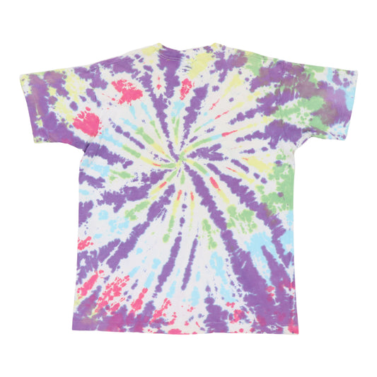 1993 Black Crowes High As The Moon Tour Tie Dye Shirt Back