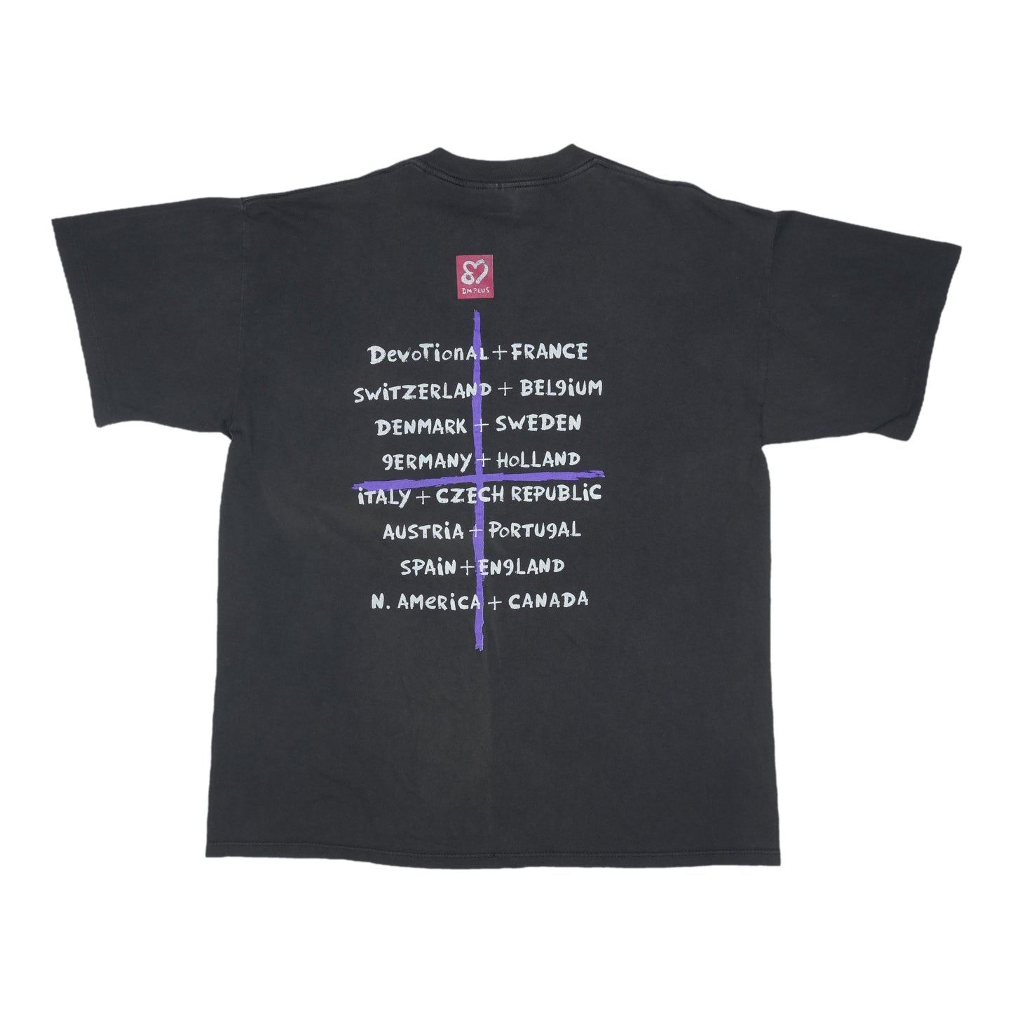 1993 Depeche Mode Tour Shirt Back