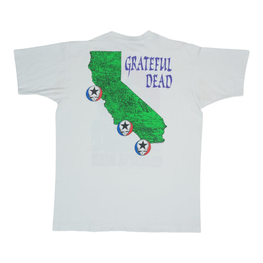 1993 Grateful Dead California Tour Shirt Back