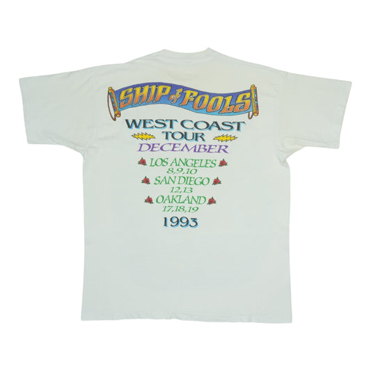 1993 Grateful Dead Ship Of Fools Tour Shirt Back