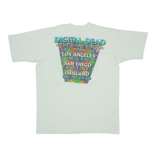 1993 Grateful Dead Steal Your Fractal Tour Shirt Back