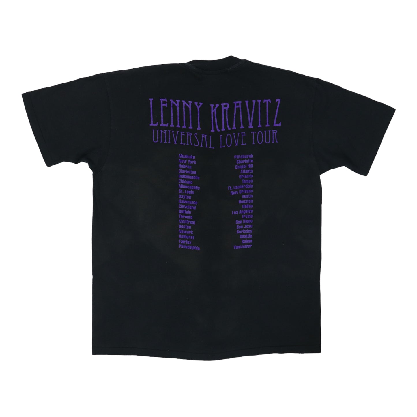 1993 Lenny Kravitz Universal Love Tour Shirt