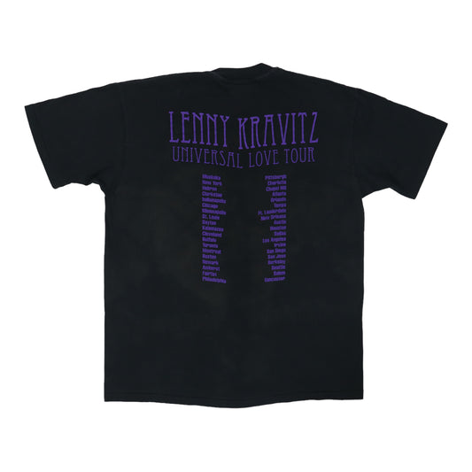 1993 Lenny Kravitz Universal Love Tour Shirt Back