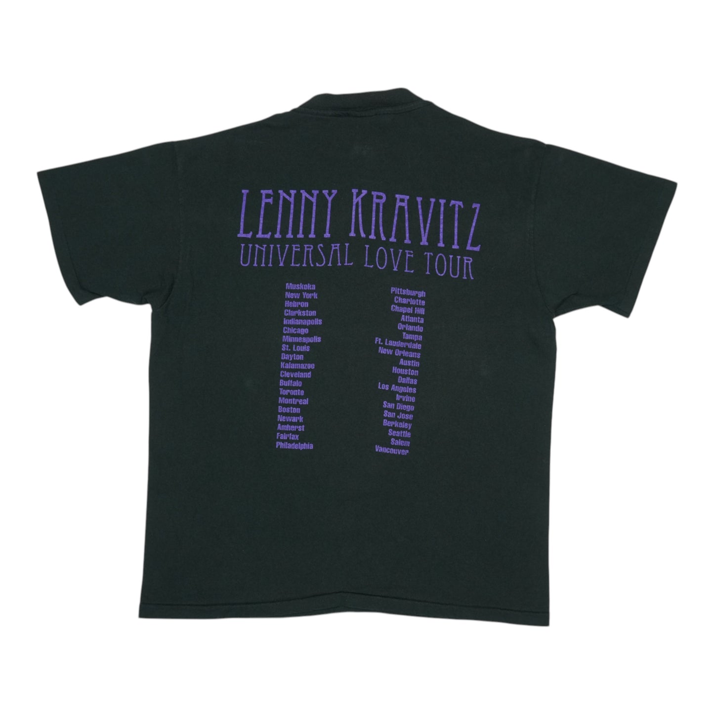 1993 Lenny Kravitz Universal Love Tour Shirt