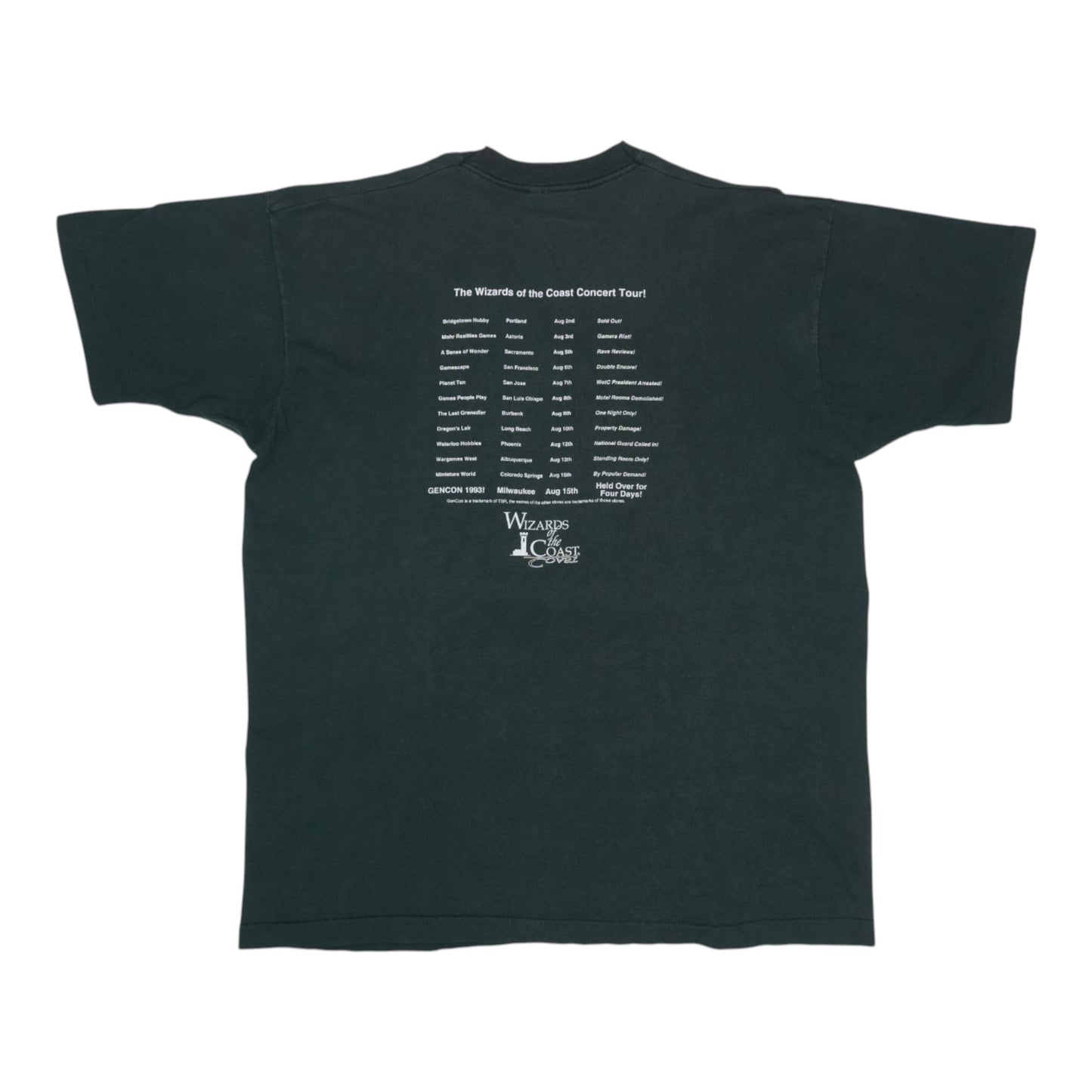 1993 Magic The Gathering Garfield Games Shirt