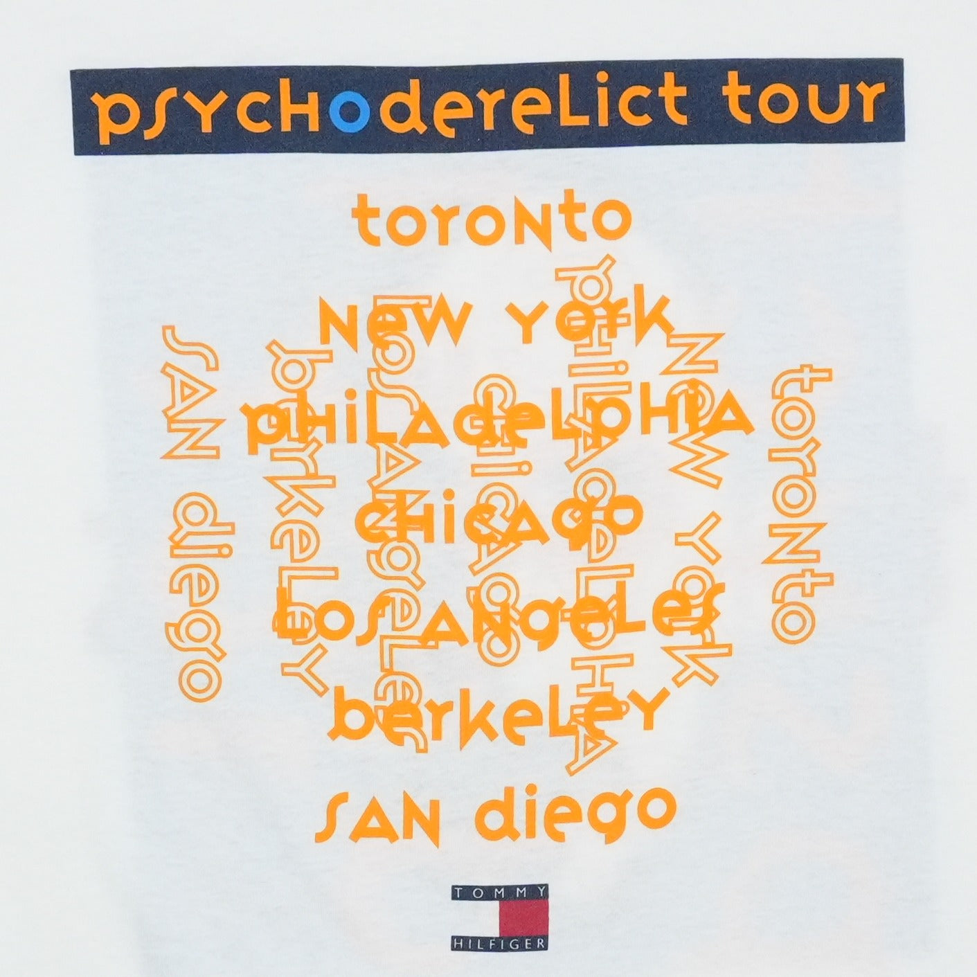 1993 Pete Townshend Psychoderelict Tour Shirt
