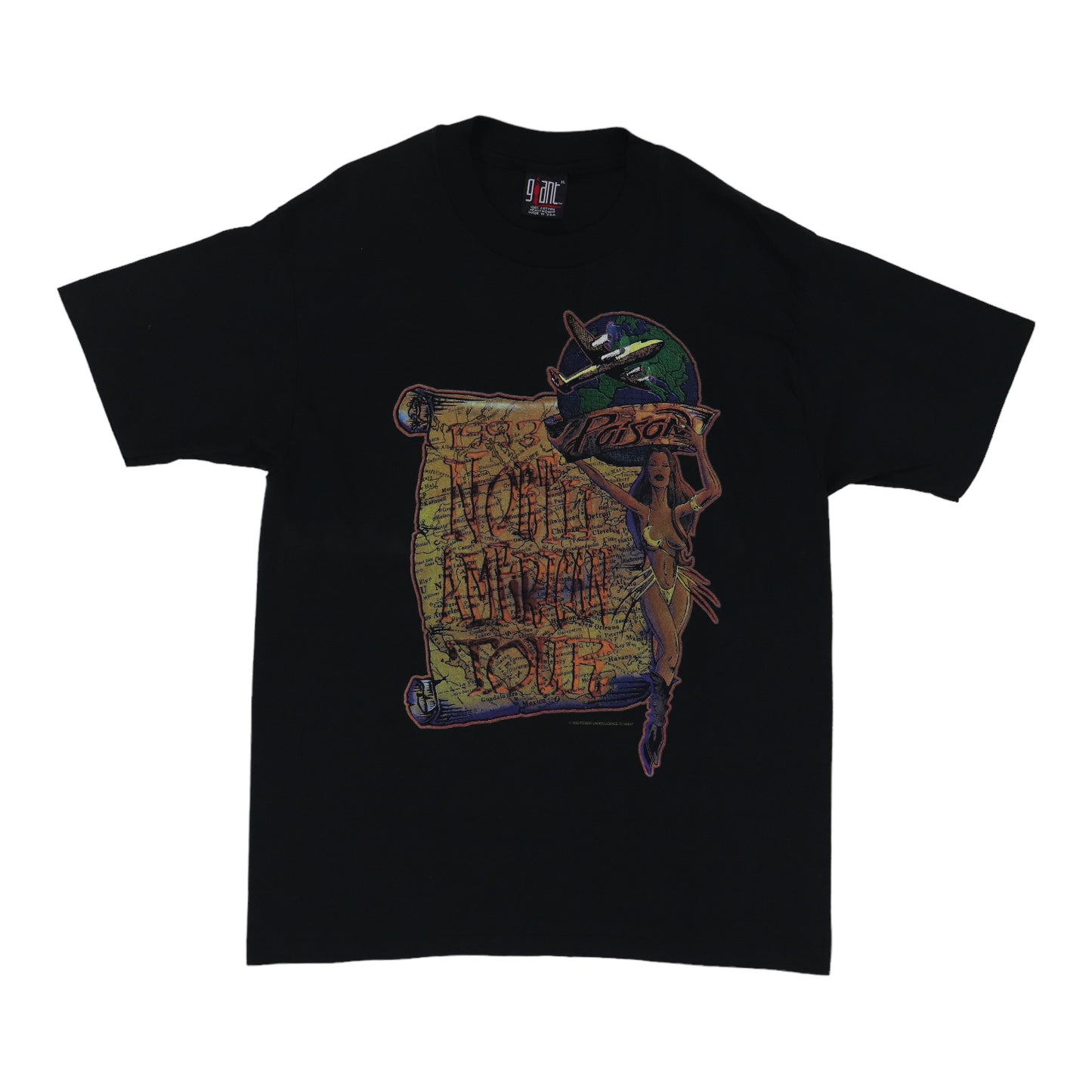 1993 Poison Native Tongue Tour Shirt