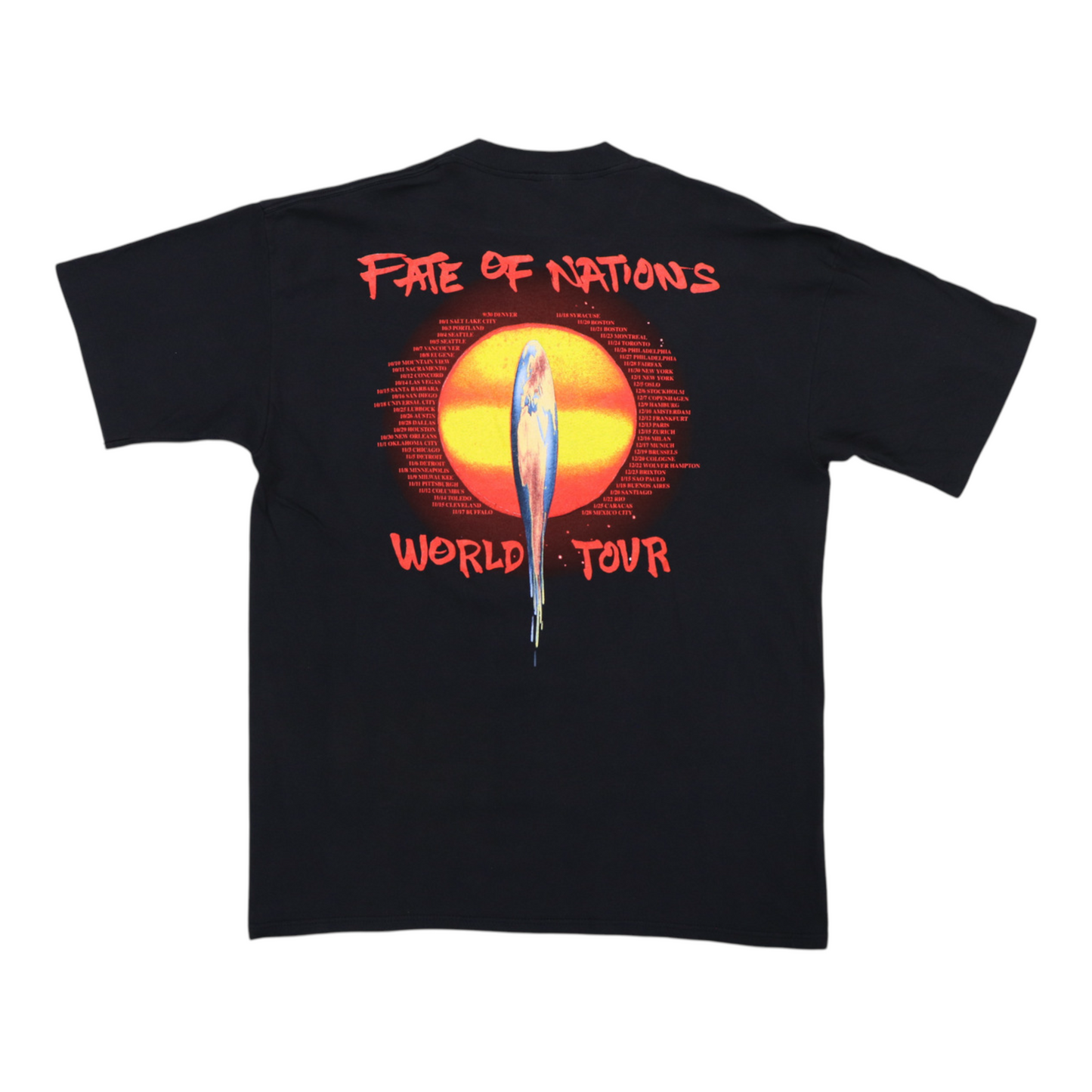 1993 Robert Plant Fate Of Nations Tour Shirt