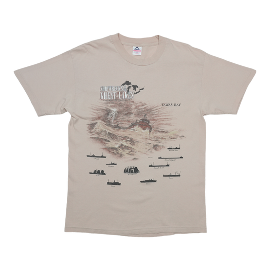 1993 Shipwrecks Of The Great Lakes Shirt Front