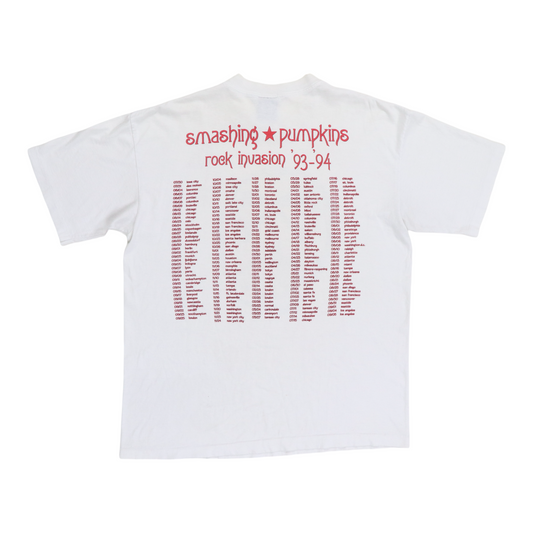 1993 Smashing Pumpkins Smile Tour Shirt Back