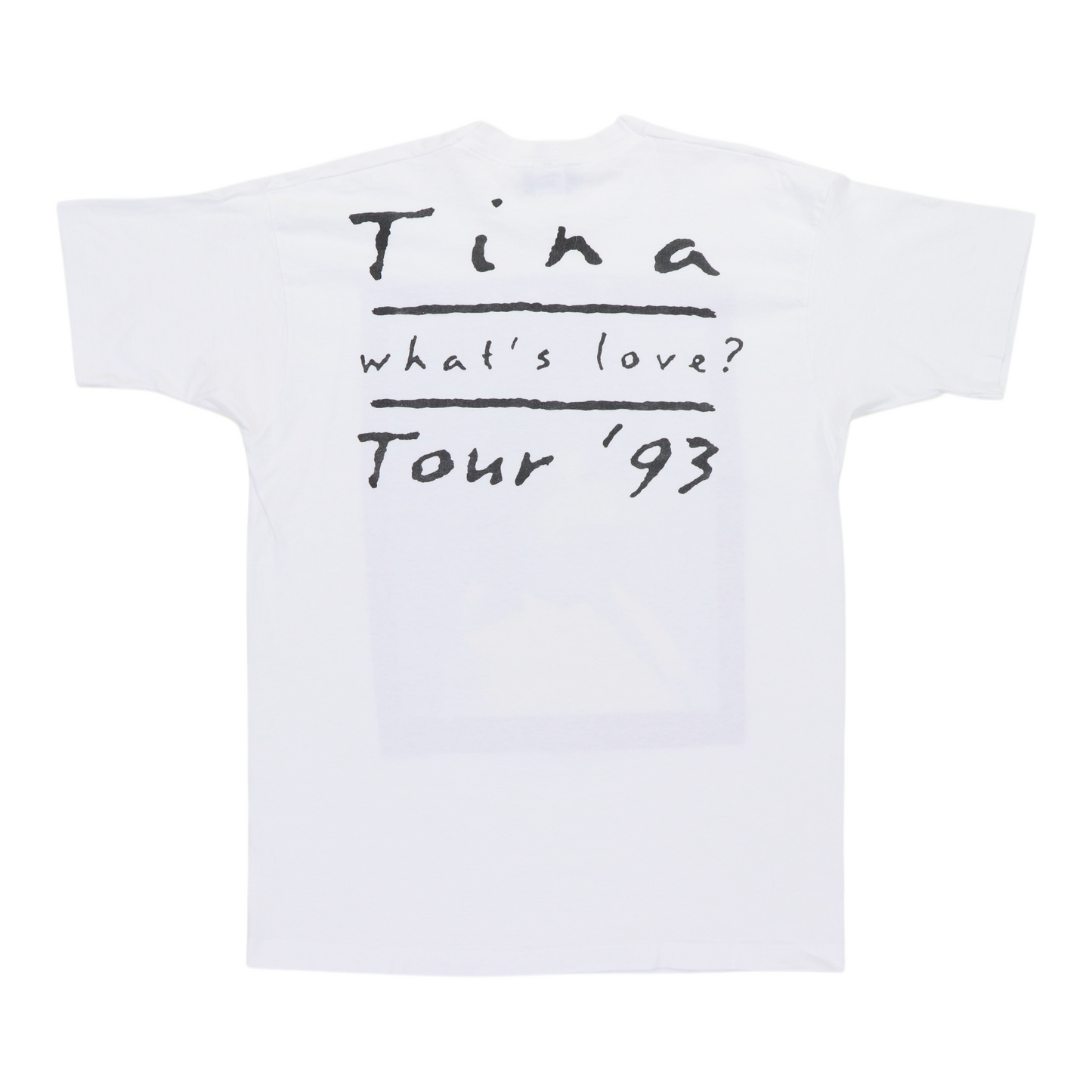 1993 Tina Turner What's Love Tour Shirt